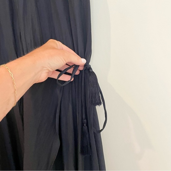 $395 CALYPSO ST BARTH Sarah Asymmetrical Relaxed Fit Modest Midi Dress - Picture 7 of 14